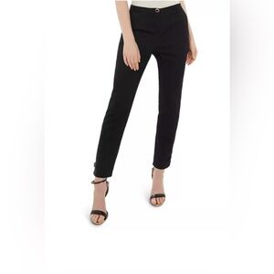 Ted Baker Black Cropped Slim Trousers